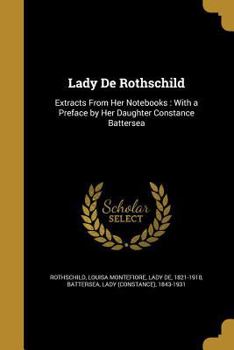 Paperback Lady De Rothschild Book