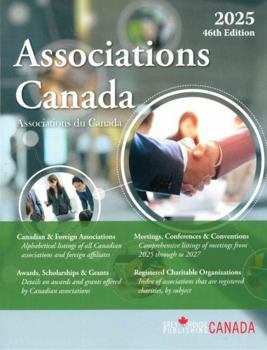 Associations Canada, 2025: Includes Free Online Access