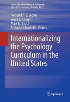 Internationalizing the Psychology Curriculum in the United States - Book  of the International and Cultural Psychology