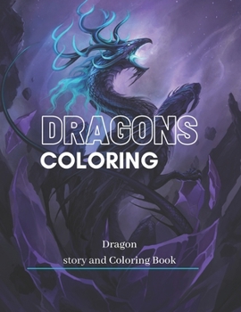 Paperback Dragons story and Coloring Dragon Book