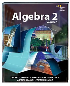 Hardcover Hmh Algebra 2 California: Student Edition 2015 Book