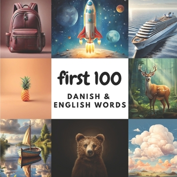 Paperback First 100 Danish & English Words Book