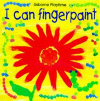 Paperback I Can Finger Paint Book