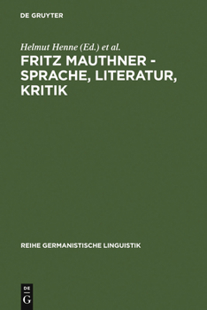 Fritz Mauthner, Sprache, Literatur, Kritik: Festakt und Symposion zu Seinem 150. Geburtstag
