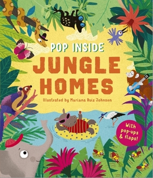 Hardcover Pop Inside: Jungle Homes Book