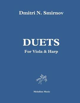 Paperback Duets for Viola & Harp: Score and Part Book