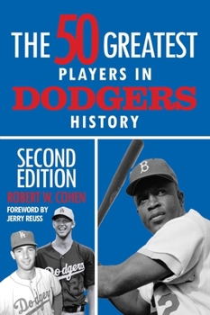 Paperback The 50 Greatest Players in Dodgers History Book