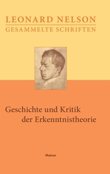 Hardcover Geschichte und Kritik der Erkenntnistheorie [German] Book