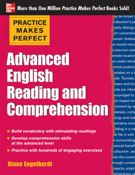 Paperback Practice Makes Perfect Advanced English Reading and Comprehension Book