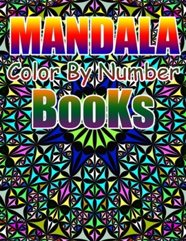 Paperback Mandala Color by Number Books: Kids and Adults Book