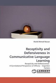 Paperback Receptivity and Defensiveness in Communicative Language Learning Book