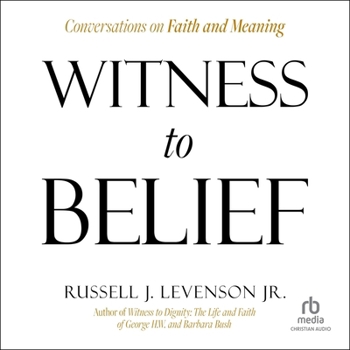 MP3 CD Witness to Belief: Conversations on Faith and Meaning Book