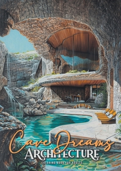 Cave Dreams Architecture Coloring Book for Adults: Interior Design Coloring Book Living Concepts in Nature architecture grayscale Coloring Book nature A4 (Interior Coloring Books)