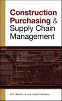 Hardcover Construction Purchasing & Supply Chain Management Book