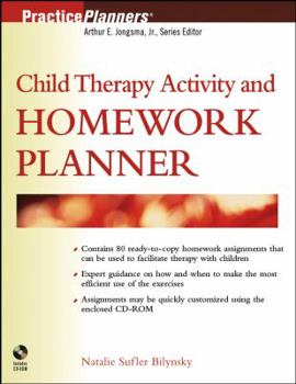 Paperback Child Therapy Activity and Homework Planner Book