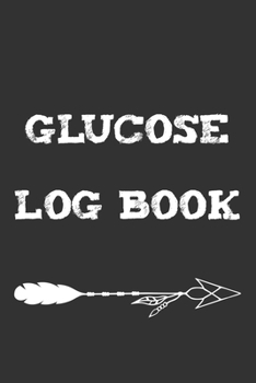 Paperback Glucose Log Book: Daily 1 Year Diabetes Log Book & Blood Sugar Glucose Tracker Book