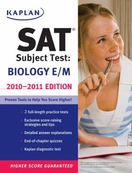 Paperback Kaplan SAT Subject Test: Biology E/M Book