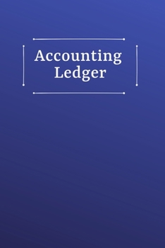 Paperback Accounting Ledger: Expense Tracker Small Business Accounting Book Bookkeeping Budgeting Portable Size Blue Book