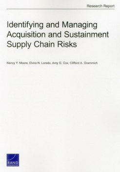 Paperback Identifying and Managing Acquisition and Sustainment Supply Chain Risks Book