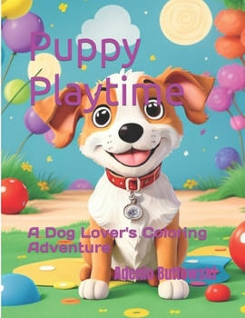 Paperback Puppy Playtime: A Dog Lover's Coloring Adventure Book