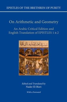 Hardcover On Arithmetic and Geometry: An Arabic Critical Edition and English Translation of Epistles 1 & 2 Book