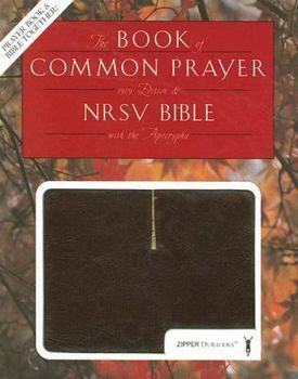 Leather Bound Book of Common Prayer and Bible with the Apocrypha-NRSV-Zipper Book
