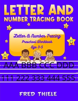 Paperback Letter and Number Tracing Book: For Kids Age 3-5 [German] Book