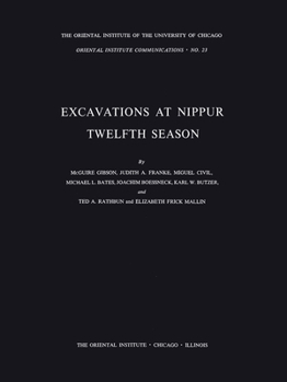 Paperback Excavations at Nippur: Twelfth Season Book