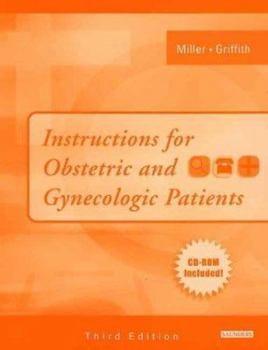Hardcover Instructions for Obstetric and Gynecologic Patients with CD [With CDROM] Book