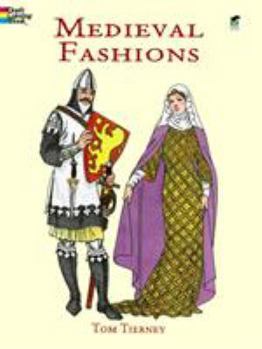 Paperback Medieval Fashions Coloring Book