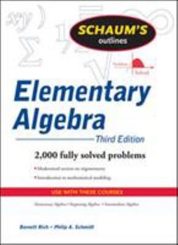 Paperback Elementary Algebra Book