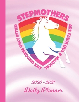 Daily Planner: Stepmother Pink 1 Year Organizer (12 Months) | 2020 - 2021 Planning | Appointment Calendar Schedule | 365 Pages for Planning | January ... | Plan Each Day, Set Goals & Get Stuff Done
