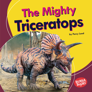 Library Binding The Mighty Triceratops Book