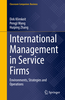 Hardcover International Management in Service Firms: Environments, Strategies and Operations Book