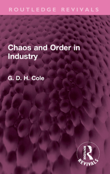 Paperback Chaos and Order in Industry Book