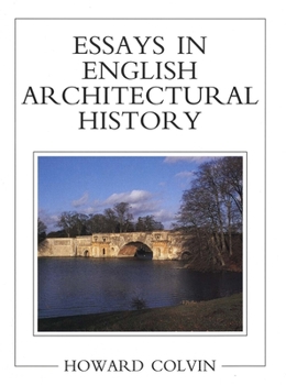 Hardcover Essays in English Architectural History Book