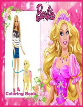 Paperback Barbie Coloring Book: Barbie coloring book