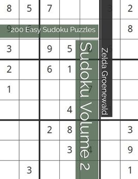 Paperback Sudoku Volume 2: 200 Easy Sudoku Puzzles [Large Print] Book