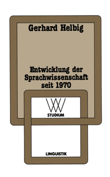 Paperback Entwicklung Der Sprachwissenschaft Seit 1970 [German] Book