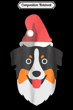 Composition Notebook: Australian Shepherd Christmas Pajama  Journal/Notebook Blank Lined Ruled 6x9 100 Pages