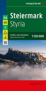 Map Styria, road and leisure map 1:150,000 Book
