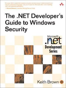 Paperback The .Net Developer's Guide to Windows Security Book