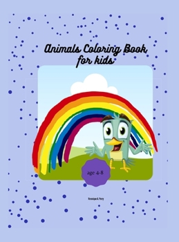 Hardcover Animals Coloring Book for Kids: Awesome Coloring & Activity Book for Kids with fun and cute animals Animals coloring pages for children ages 4-8 Book