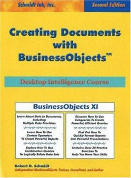 Paperback Business Objects XI: Desktop Intelligence Course Book