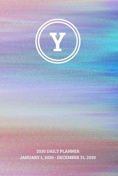 Paperback 2020 Daily Planner: Initial, letter Y; January 1, 2020 - December 31, 2020; 6" x 9" Book