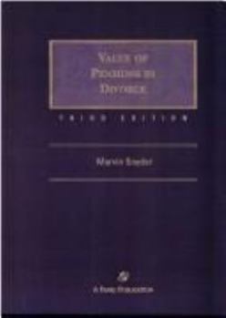 Hardcover Value of Pensions in Divorce Book