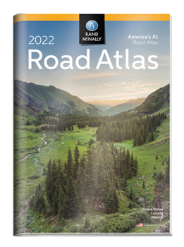 Paperback 2022 Road Atlas with Protective Vinyl Cover Book