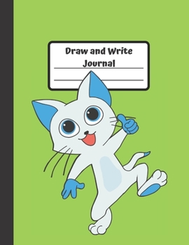 Draw and Write Journal: Grades K-3: Primary Composition Half Page Lined Paper with Drawing Space (8.5" x 11" Notebook), (Gift Journals for Kids)