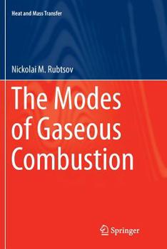 Paperback The Modes of Gaseous Combustion Book