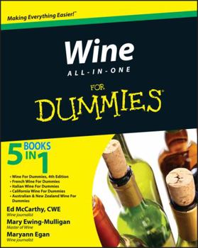 Paperback Wine All-In-One for Dummies Book